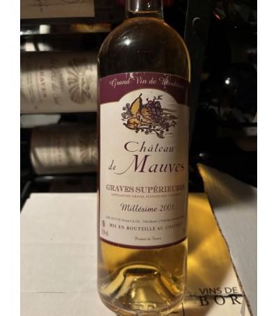 Graves Supérieur 2001 X 75cl